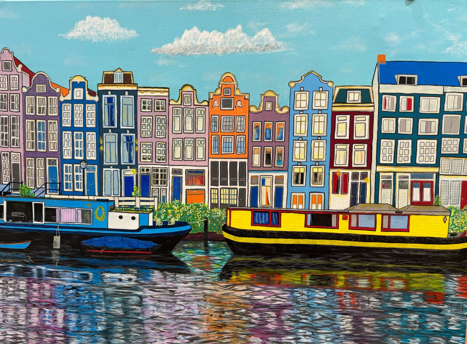 Amsterdam Canal painting